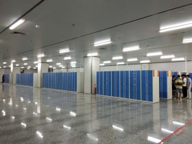 世界500強企業使用我司生產的  智能IC卡感應儲物柜