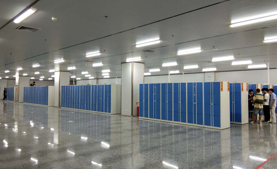 世界500強(qiáng)企業(yè)使用我司生產(chǎn)的 智能IC卡感應(yīng)儲(chǔ)物柜